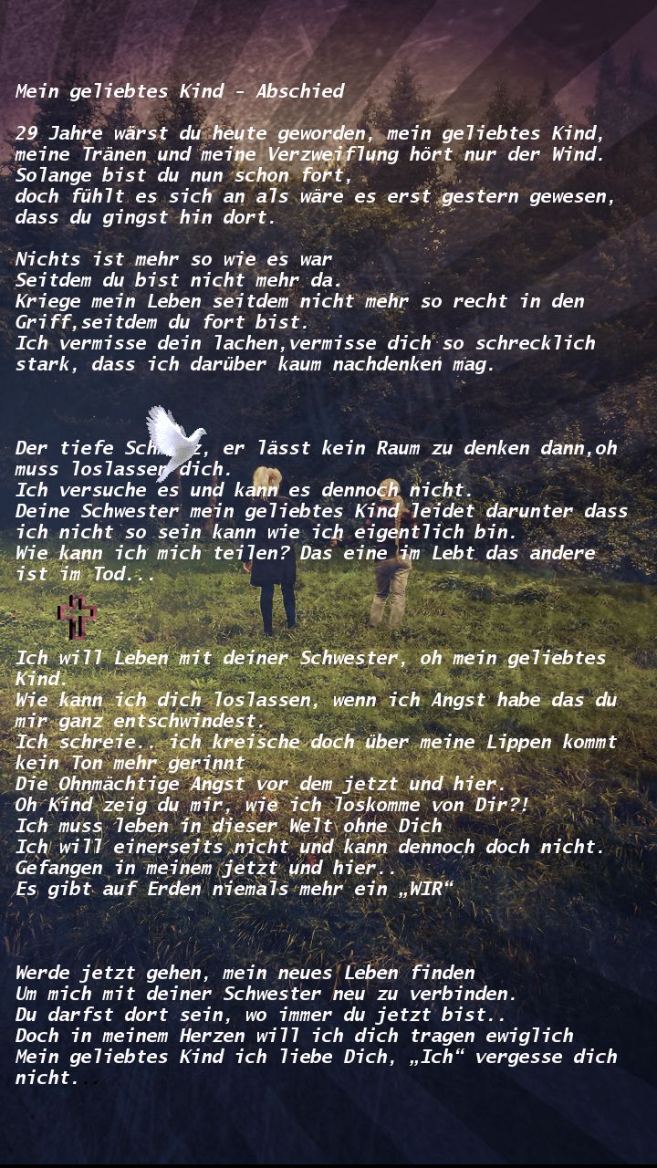 Texte dich mama vermisse ich Mama (2014)